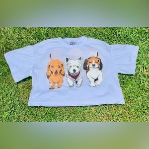 90’s Doggies Cropped Top.
